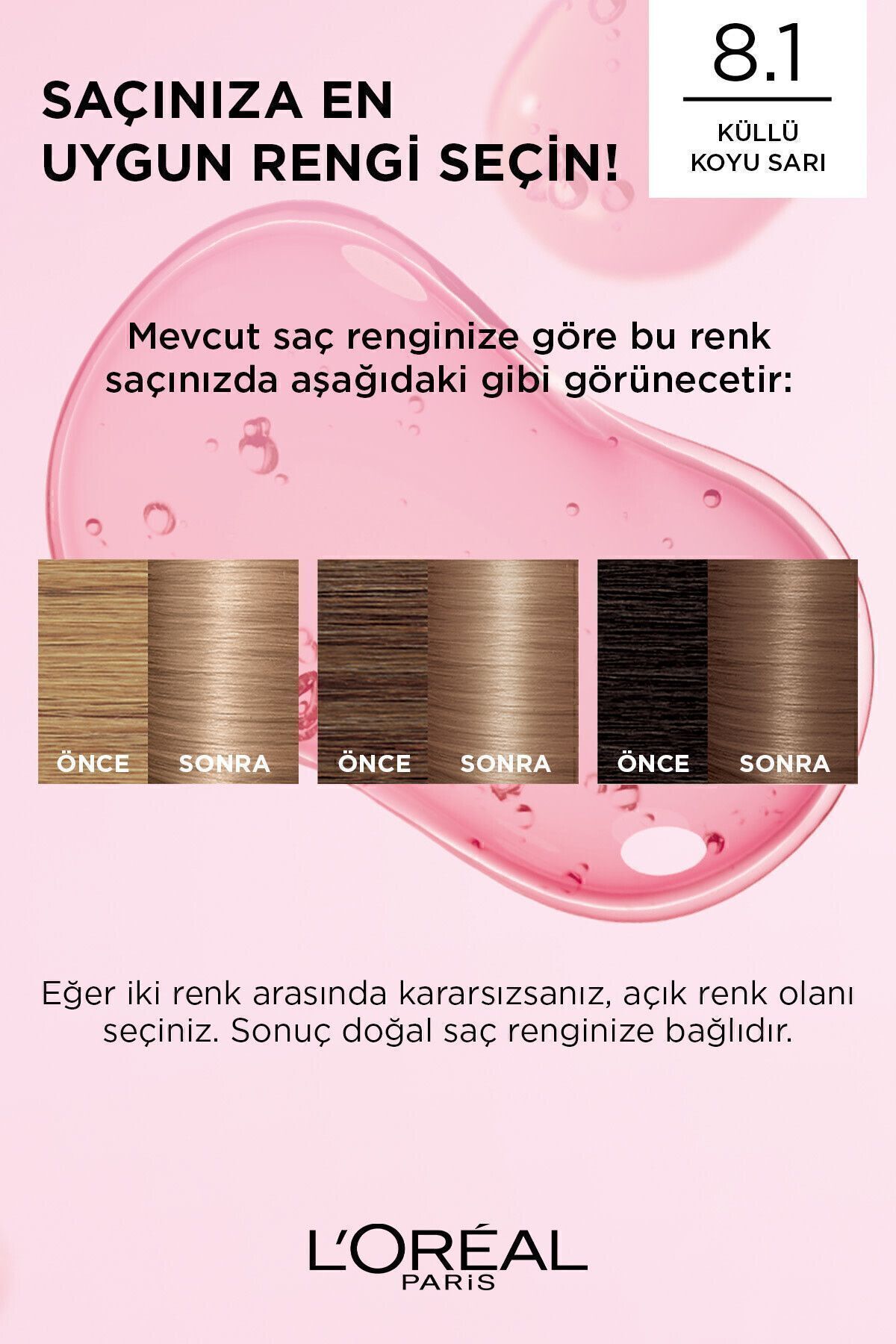 LORÉAL PARİS EXCELLENCE 8.1 CREME SAÇBYA KOYU SAR-