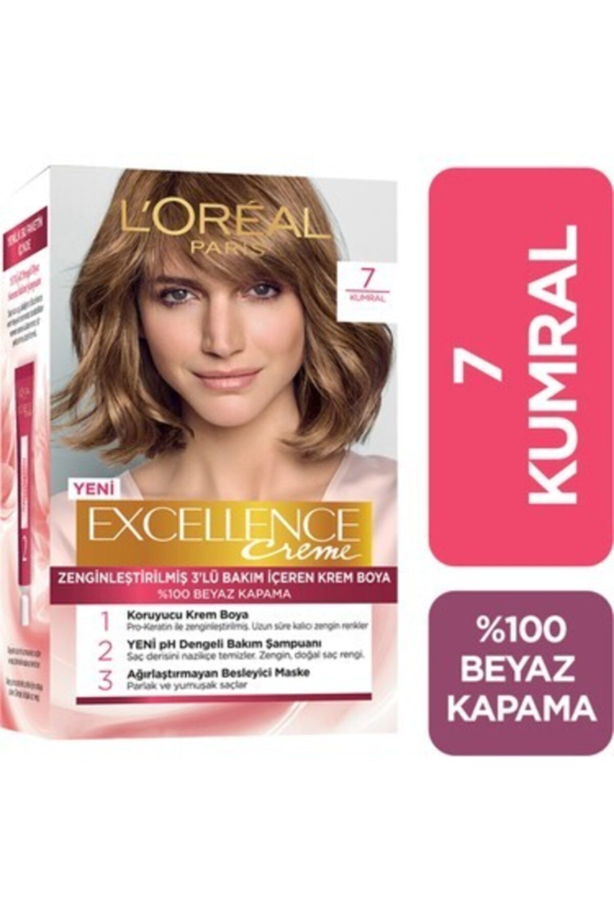 LOREAL PARİS EXCELLENCE 7 CREME KUMRAL SAÇ BOYAS-