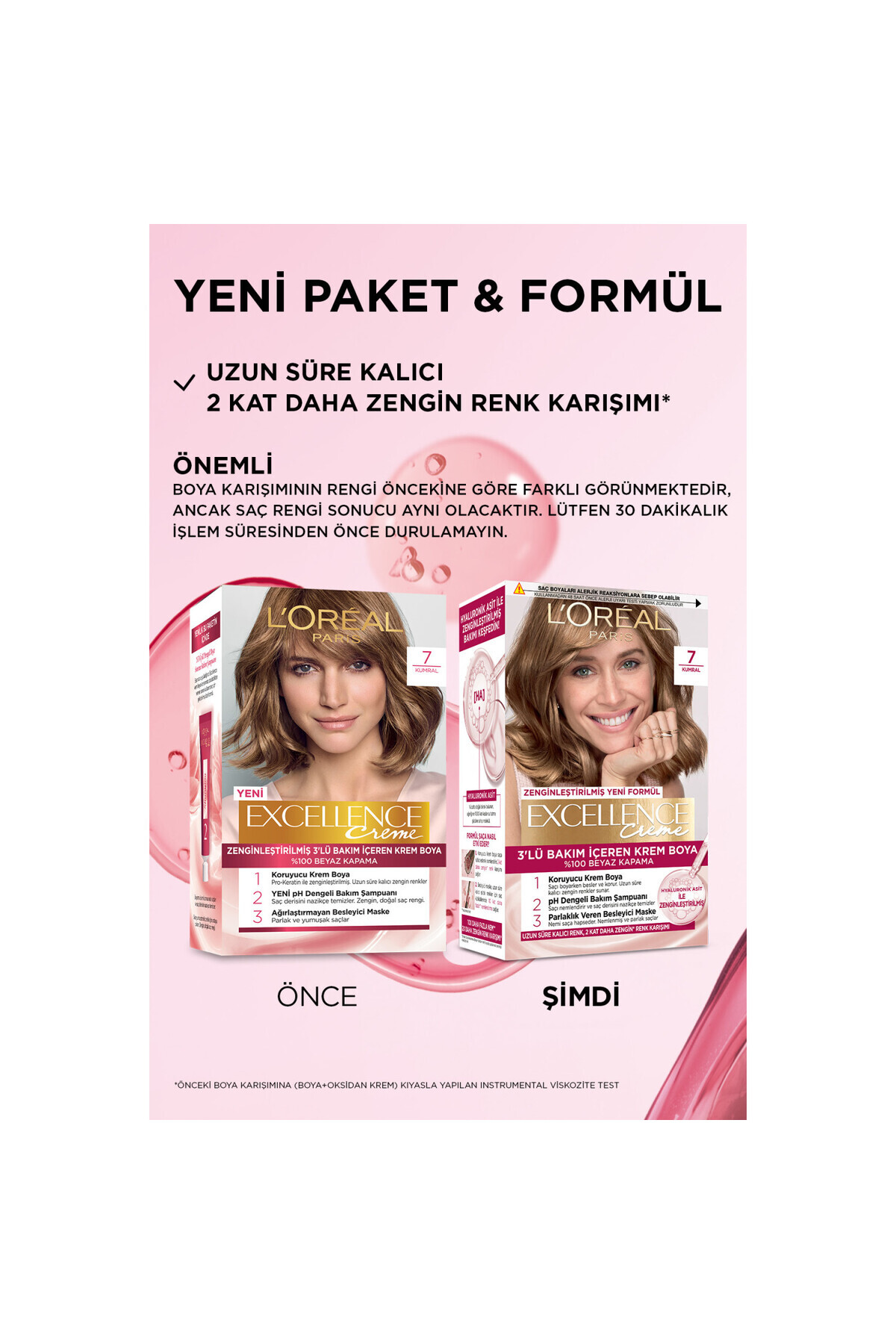 LOREAL PARİS EXCELLENCE 7 CREME KUMRAL SAÇ BOYAS-