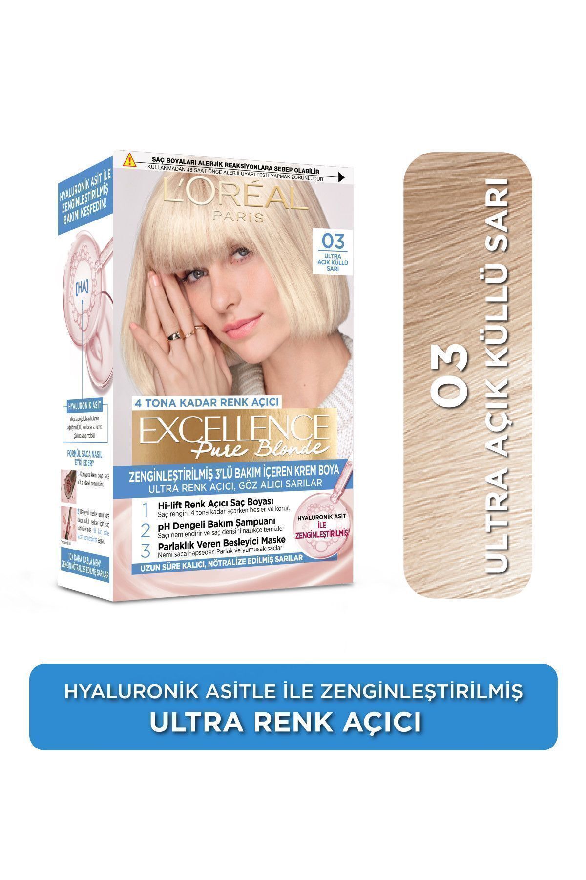 LOREAL PARİS EXCELLENCE BL SUP 03 CREME ULTRA-