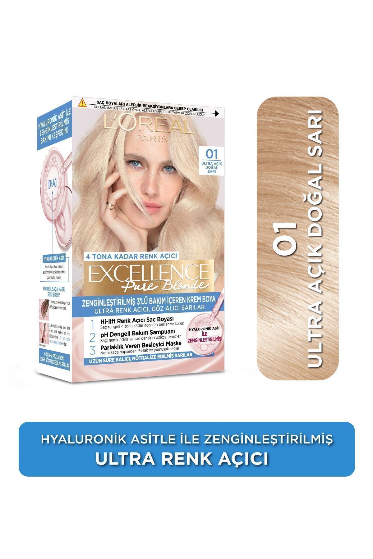 LORÉAL PARİS EXCELLENCE BL SUP 01 CREME SAÇ BOYA-