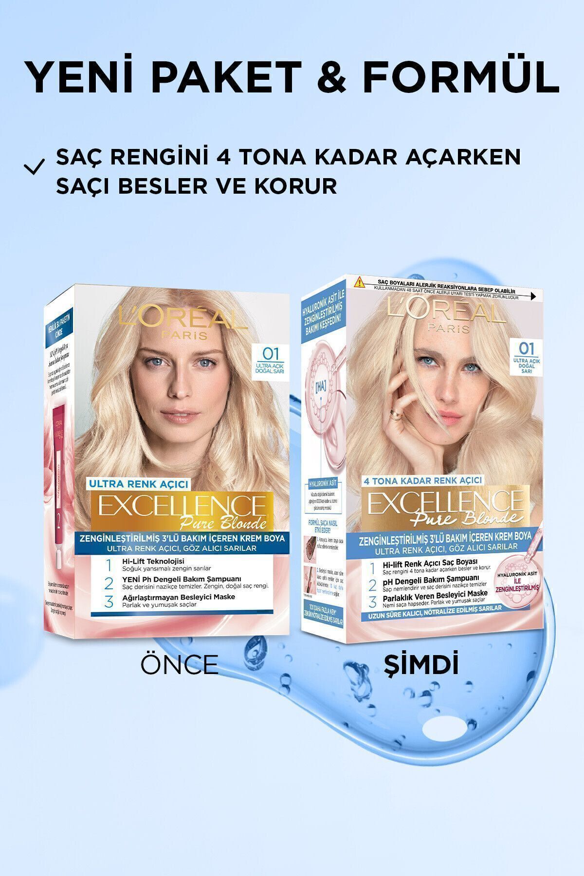 LORÉAL PARİS EXCELLENCE BL SUP 01 CREME SAÇ BOYA-