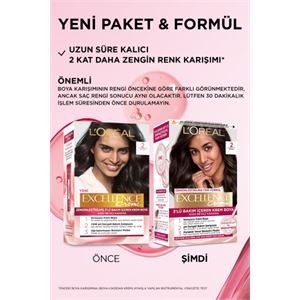 LOREAL PARİS EXCELLENCE 2 SİYAH SET SAÇ BOYASI-