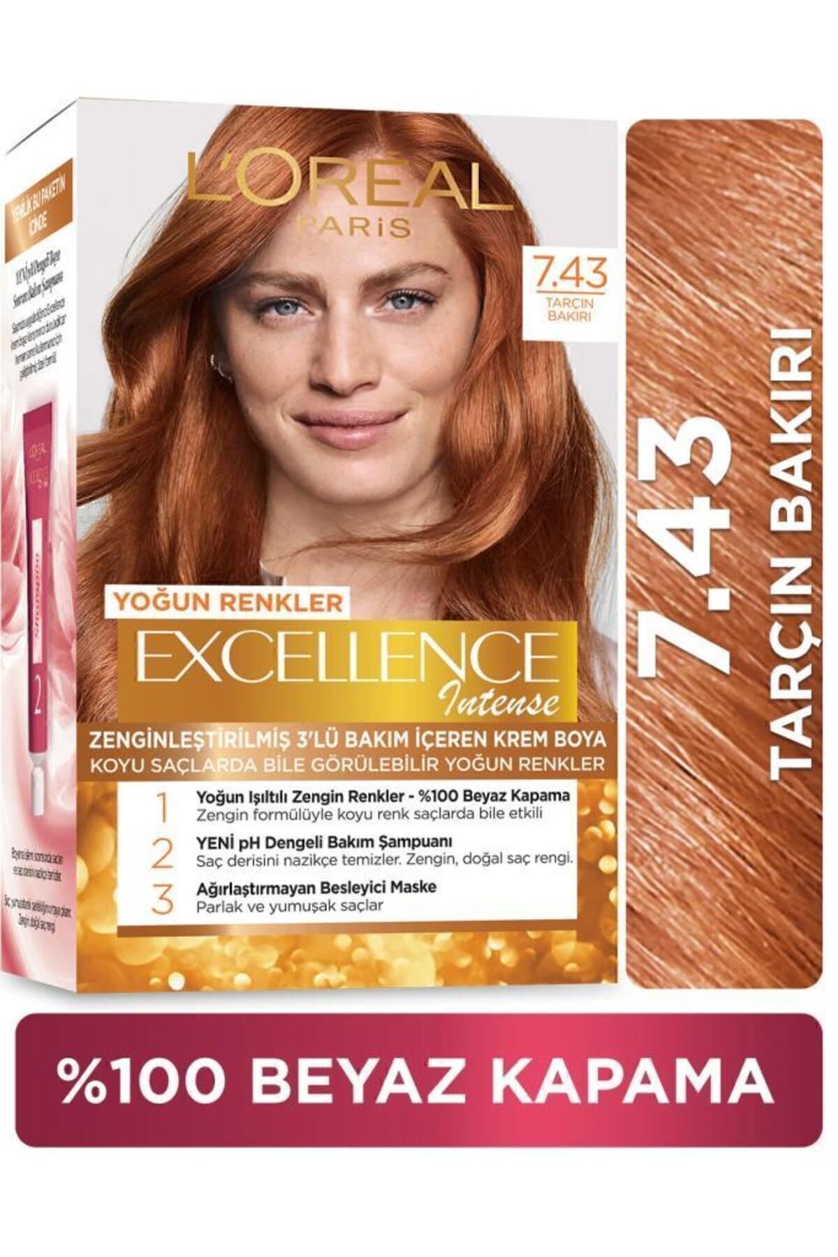 LOREAL PARİS EXCELLENCE İNTENSE 7.43 TARÇIN BAKIR-