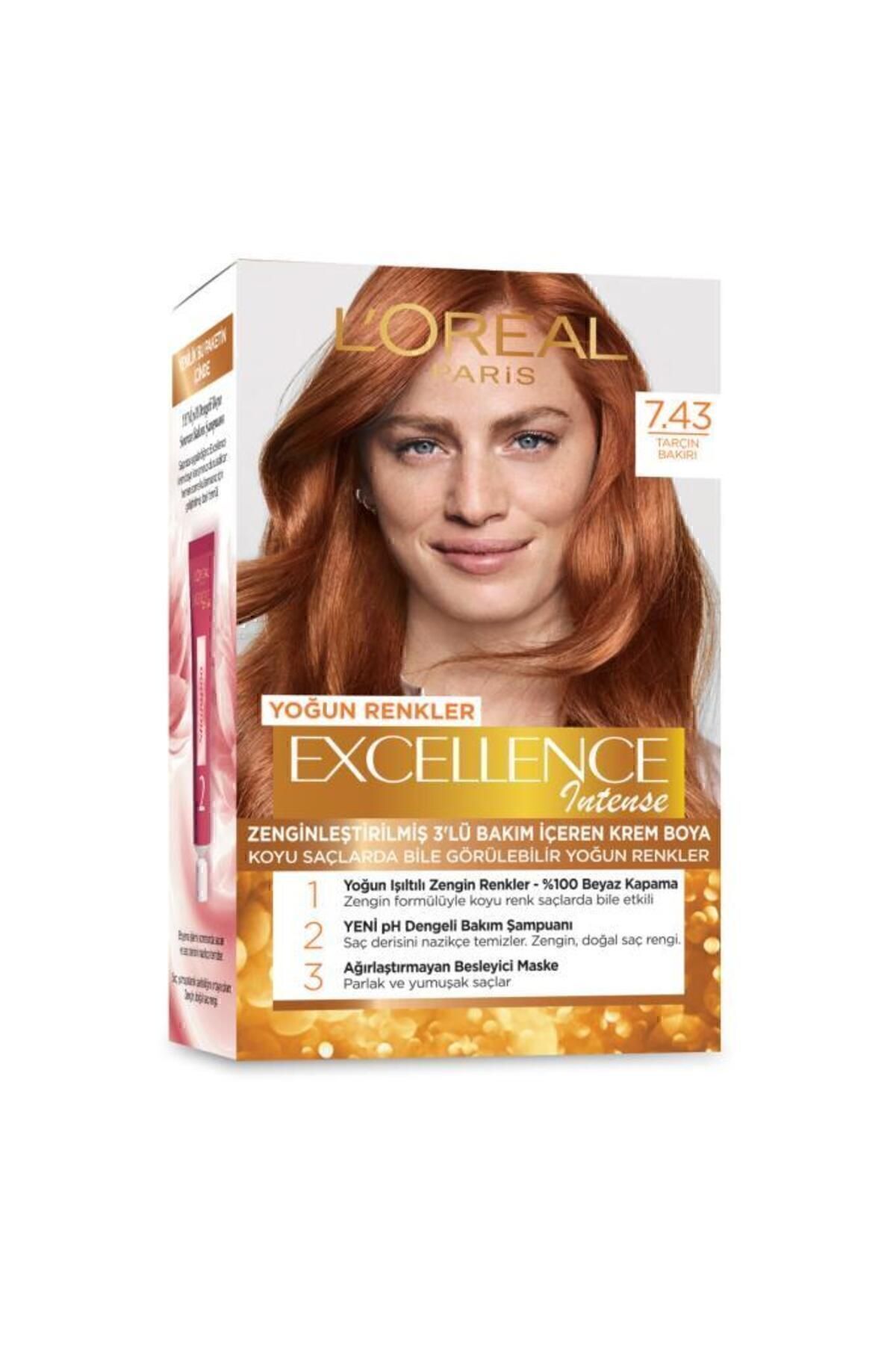 LOREAL PARİS EXCELLENCE İNTENSE 7.43 TARÇIN BAKIR-