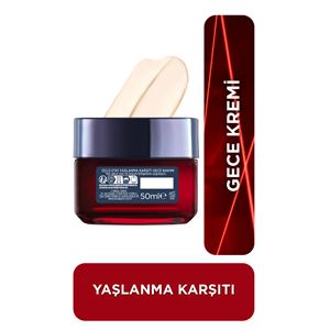 LOREAL PARİS YAŞLANMA KARŞITI GECE KREMİ 50 ML-