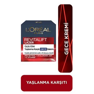 LOREAL PARİS YAŞLANMA KARŞITI GECE KREMİ 50 ML-