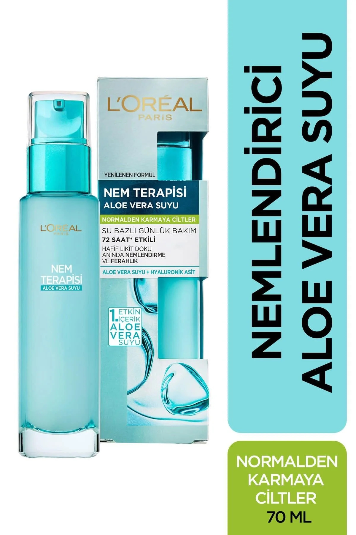 L'Oreal Paris L'oréal Paris Nem Terapisi Aloe Vera Suyu Normalden Karmaya Ciltler 75ML-