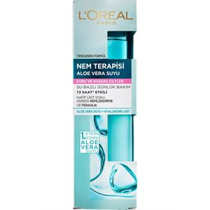L'OREAL PARİS NEM TERAPİSİ ALOE VERA SUYU KURU VE HASSAS CİLTLER İÇİN NEMLENDİRİCİ 70ml-