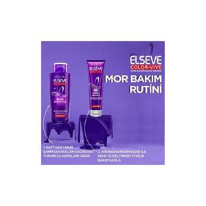 LOREAL PARİS ELSEVE  TURUNCULAŞMA KARŞI MOR ŞAMPUAN 350ML-