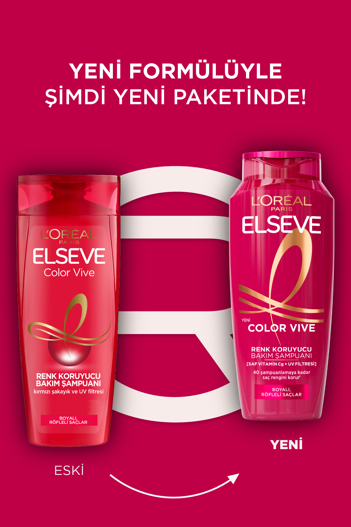 ELSEVE ŞAMPUAN COLOR VİVE 360 ML-