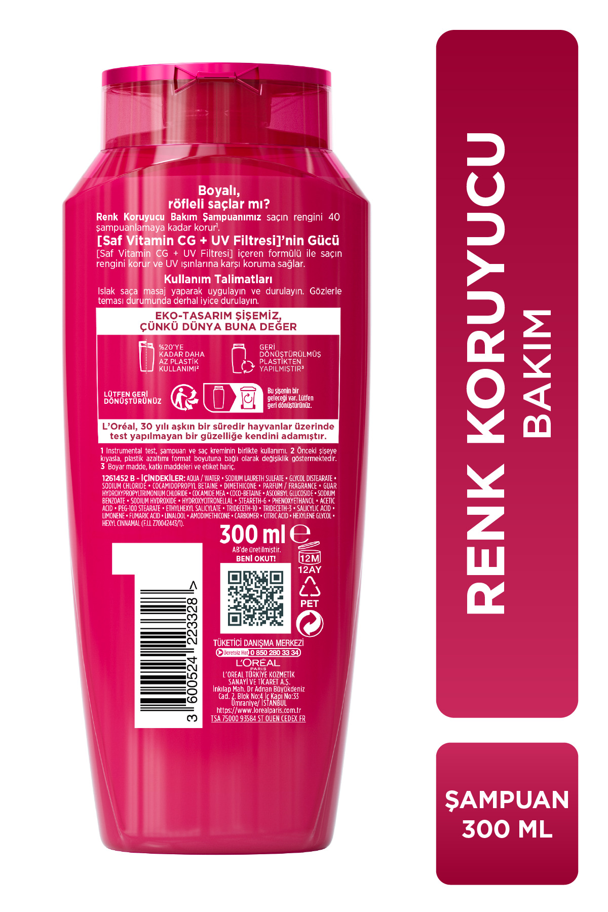 ELSEVE ŞAMPUAN COLOR VİVE 360 ML-