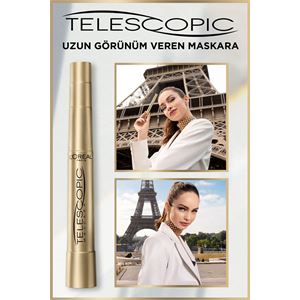 LOREAL PARİS SİYAH TELESCOPİC MASKARA-