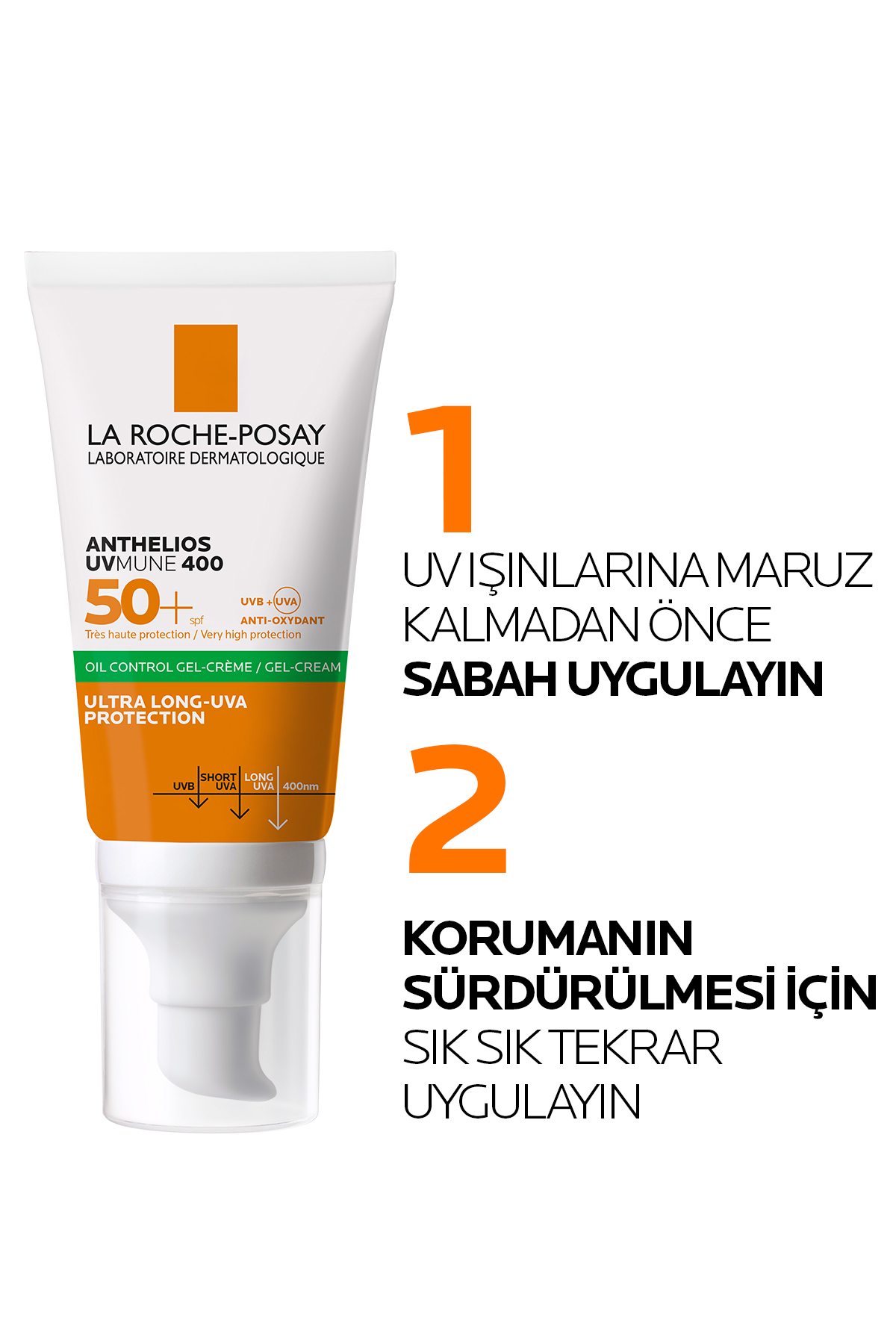 LA ROCHE POSAY ANTHELİOS XL SPF 50+ DRY TOUCH GEL--