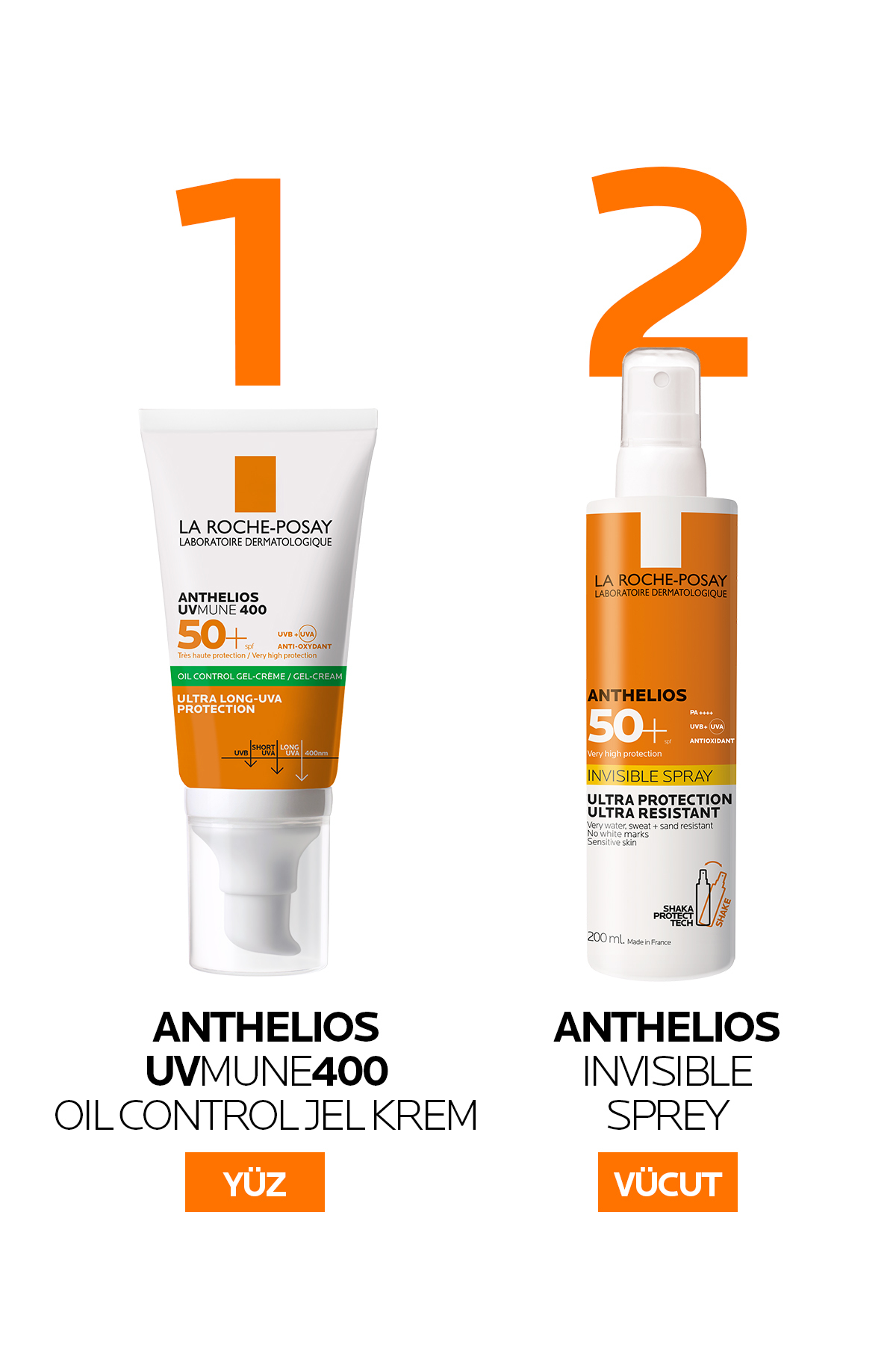 LA ROCHE POSAY ANTHELİOS XL SPF 50+ DRY TOUCH GEL--