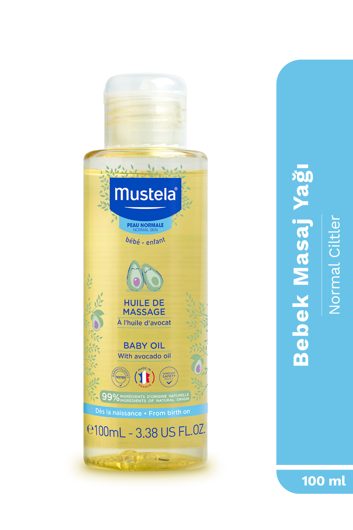 MUSTELA MASSAGE OİL - BEBEK MASAJ YAĞI 100 ML-