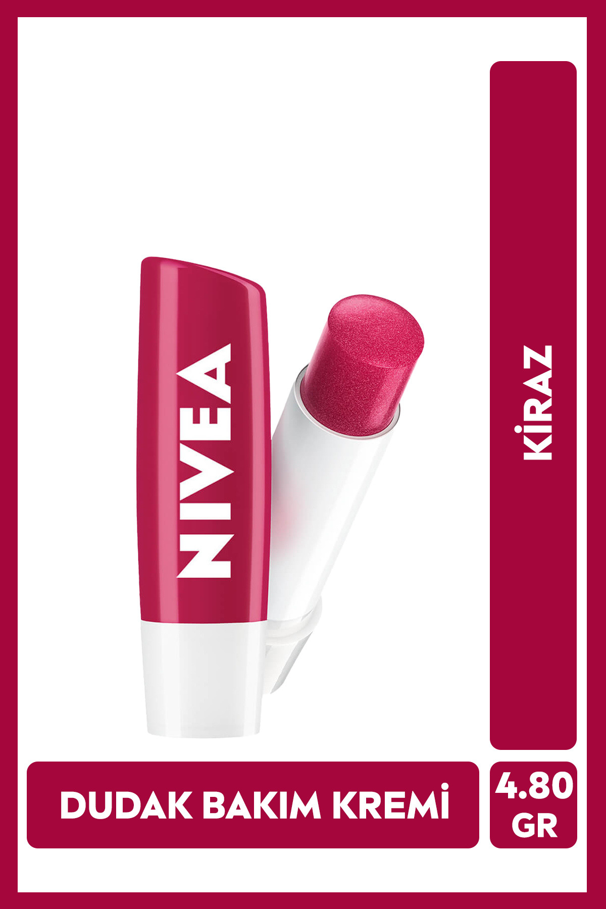 NİVEA LİP CARE KİRAZ İÇERİKLİ DUDAK BAKIM KREMİ 4,8GR-
