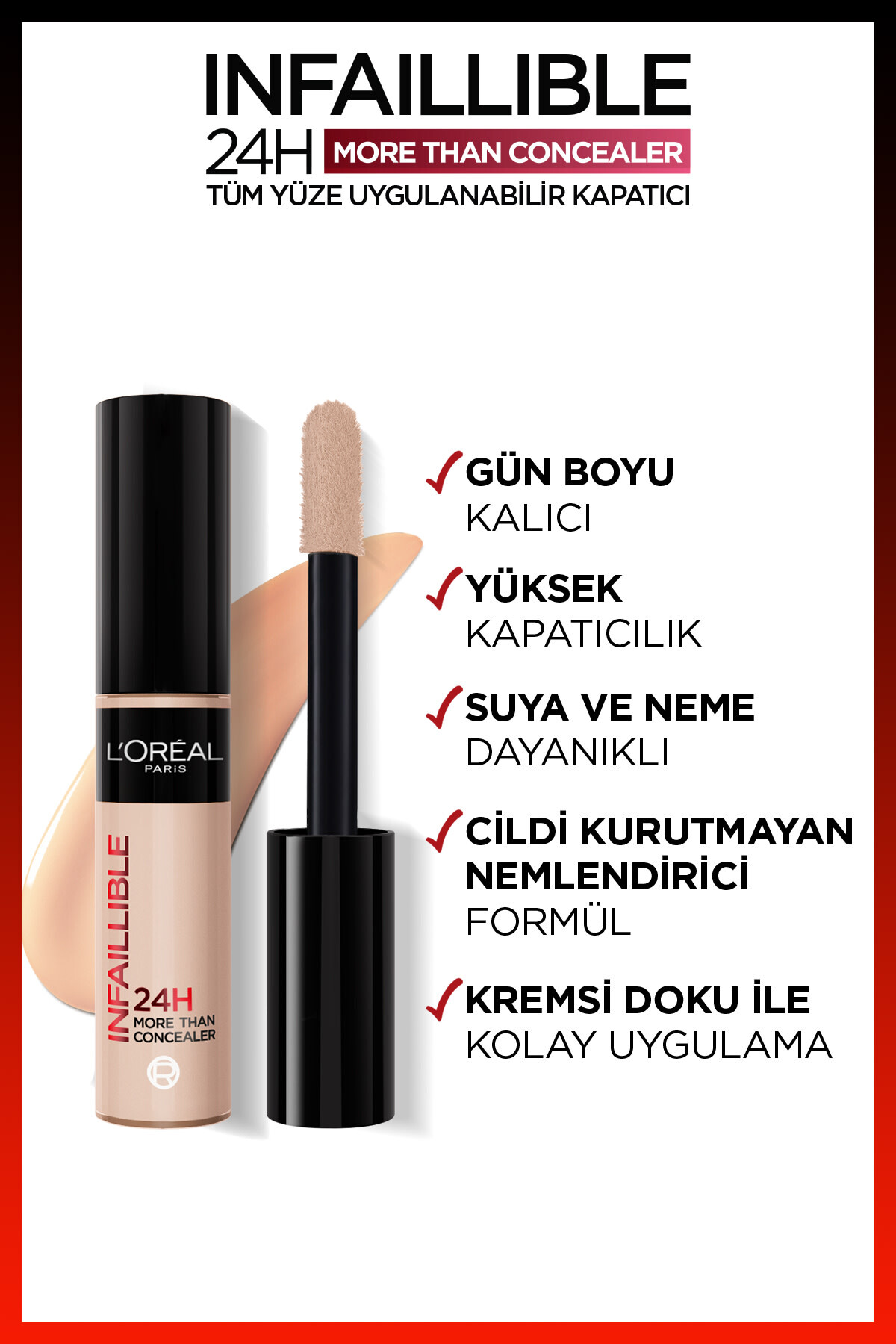 LOREAL PARİS INFAİLLİBLE 24H KAPATICI 328 LİN-