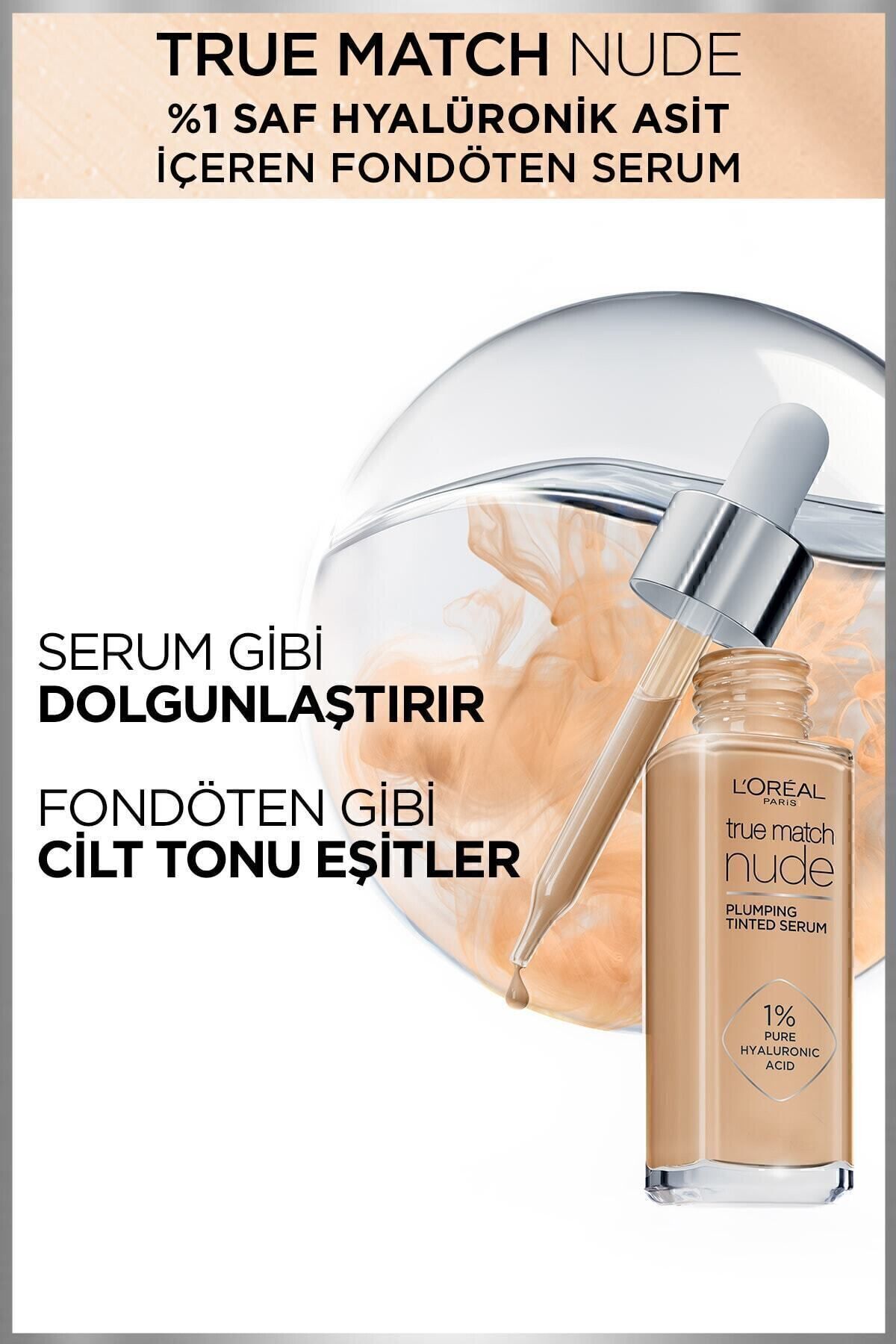 LORÉAL PARİS TRUE MATCH NUDE SERM FNDÖTN 2-3 LİGHT-