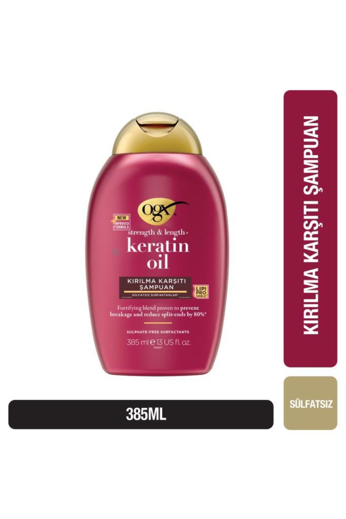 Kırılma Karşıtı Keratin Oil Bakım şampuan 385ml-