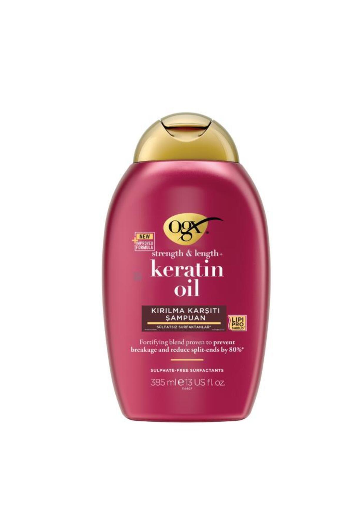 Kırılma Karşıtı Keratin Oil Bakım şampuan 385ml-
