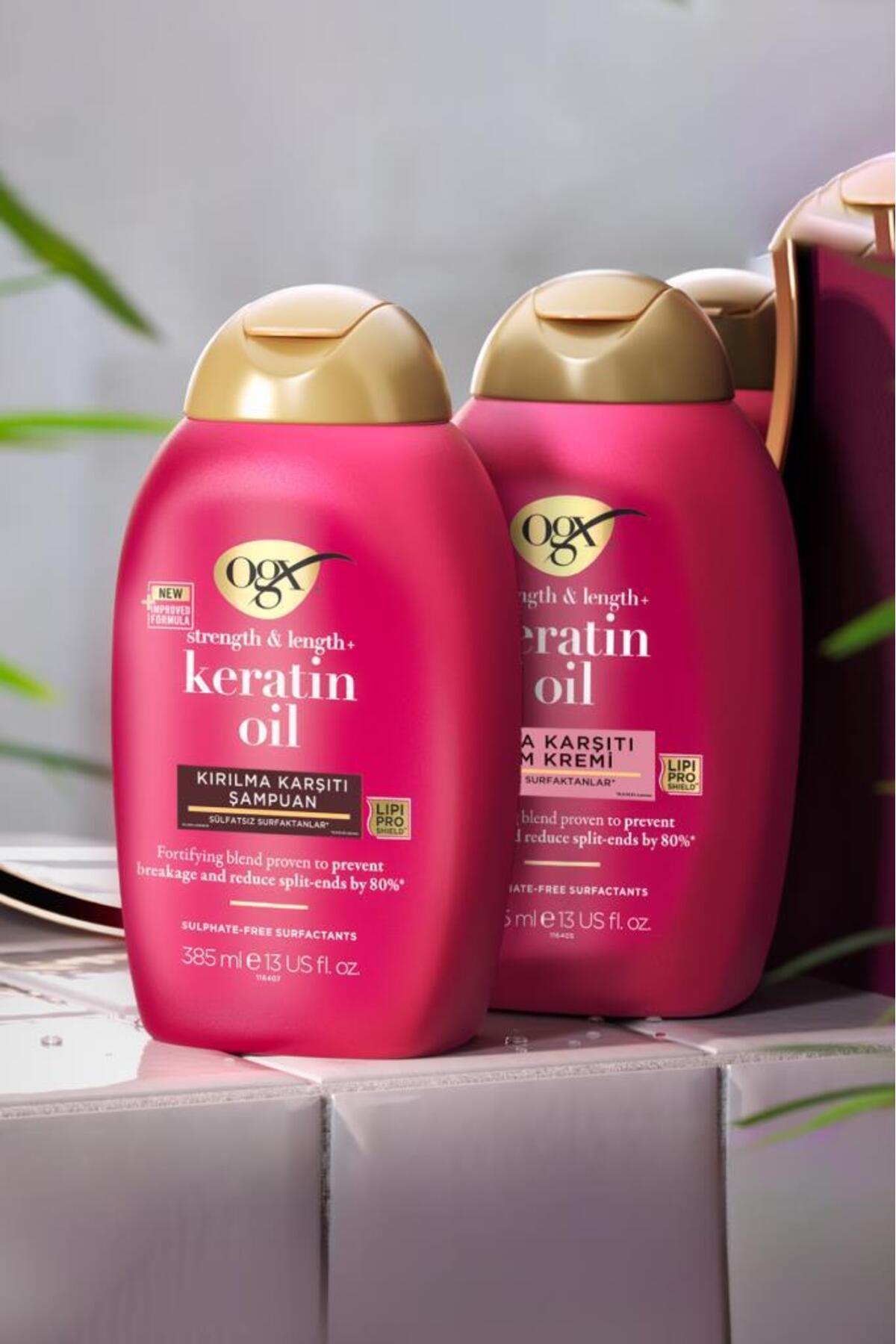 Kırılma Karşıtı Keratin Oil Bakım şampuan 385ml-