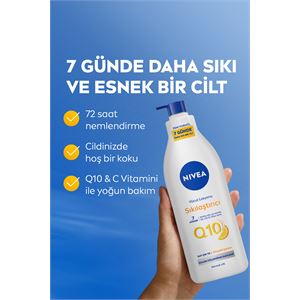NIVEA NBODY Q10 SIKILAŞTIRICI LOSYON PMP 400 ML-