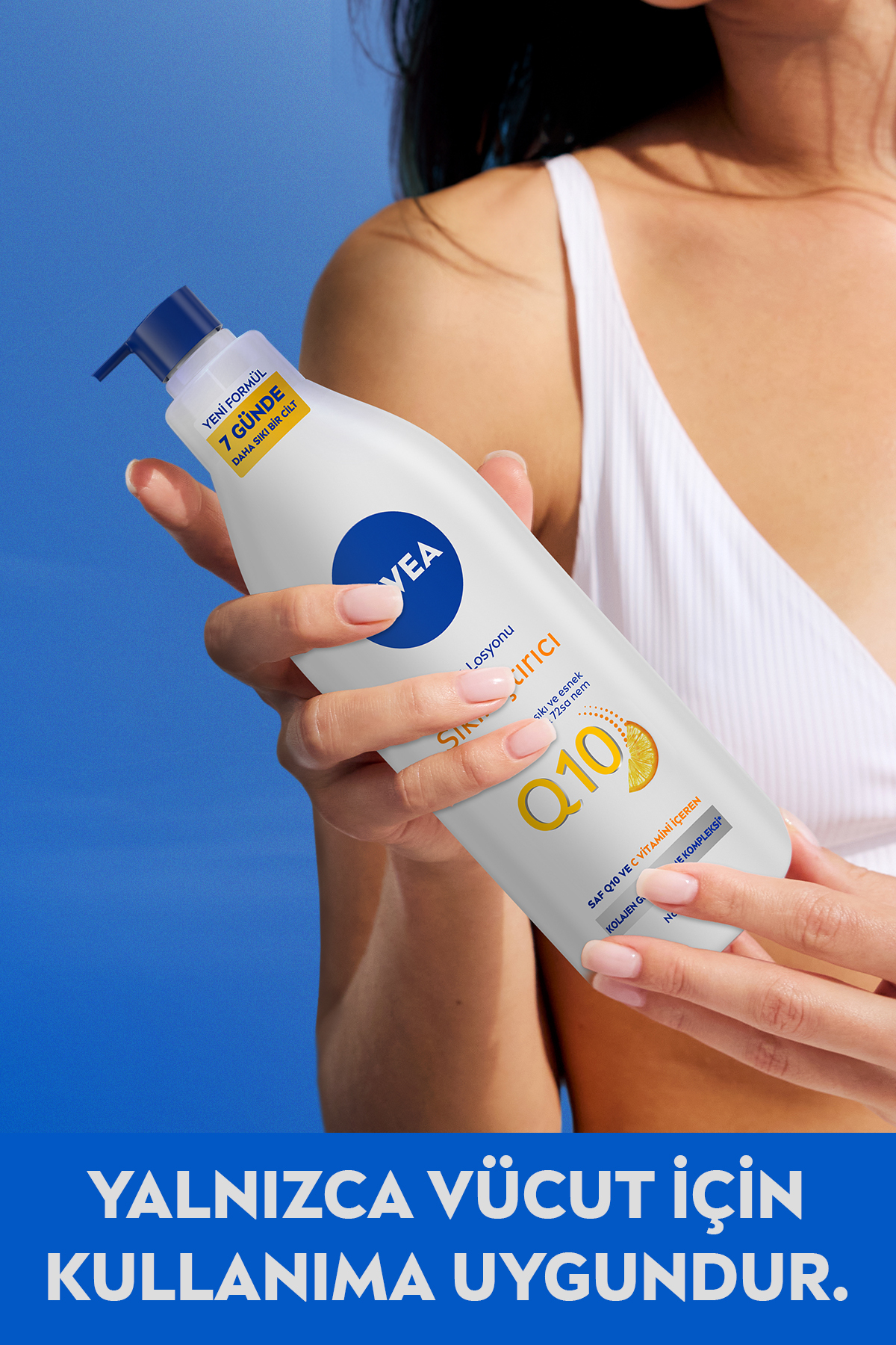NIVEA NBODY Q10 SIKILAŞTIRICI LOSYON PMP 400 ML-