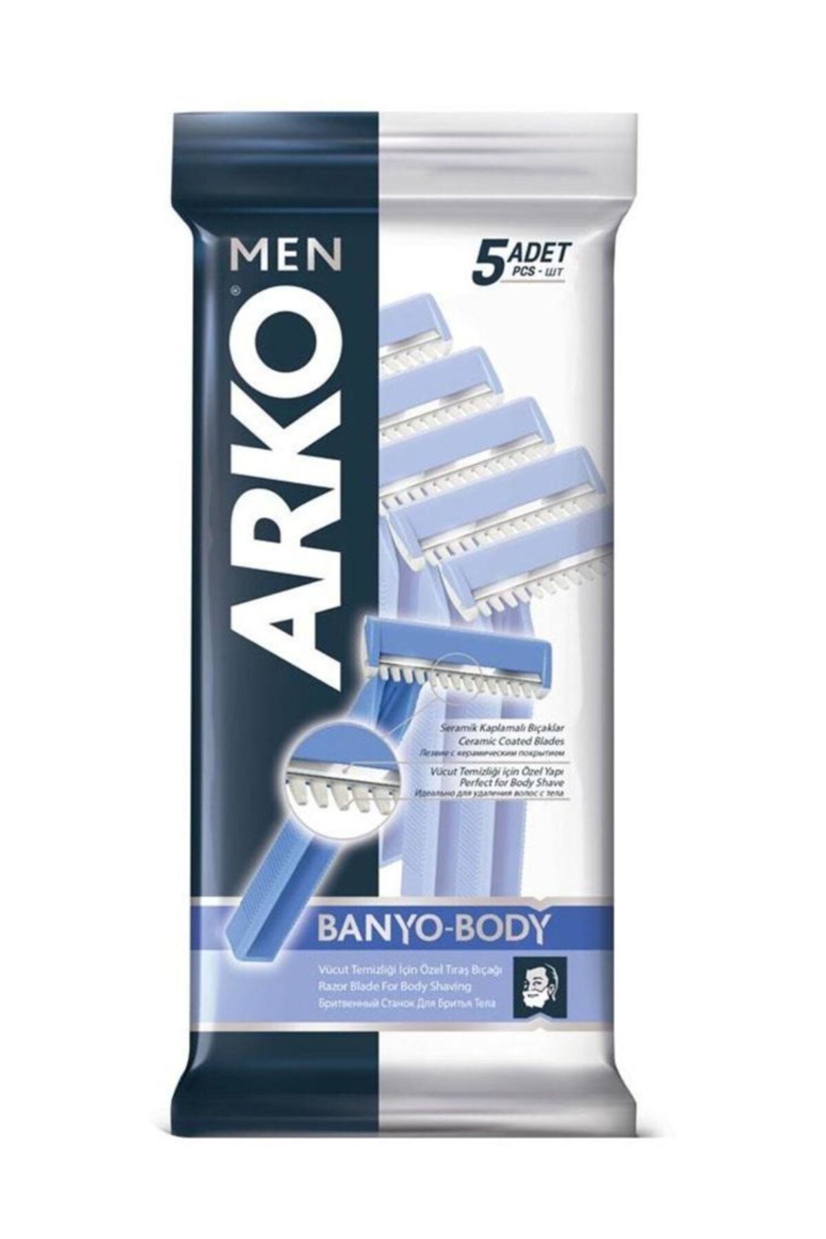 ARKO MEN BANYO TIRAŞ BIÇAĞI 5 ADET-