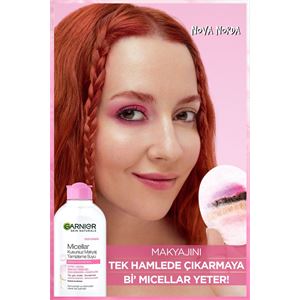 GARNİER MİCELLAR KUSURSUZ MAKYAJ TEMİZLEME SUYU  200ML-