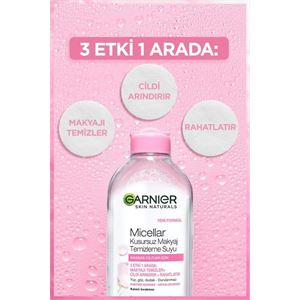GARNİER MİCELLAR KUSURSUZ MAKYAJ TEMİZLEME SUYU  200ML-