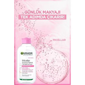 GARNİER MİCELLAR KUSURSUZ MAKYAJ TEMİZLEME SUYU  200ML-