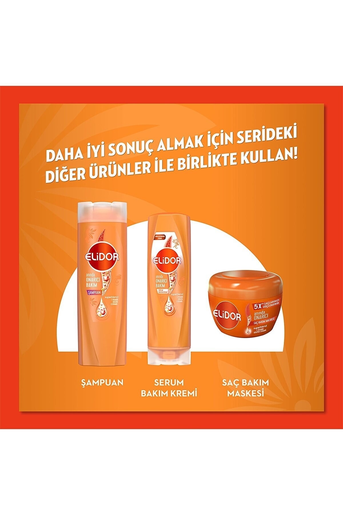 ELİDOR 1 MİNUTE SÜPER ARGİNİNE & C SAÇ KREMİ 170ML-