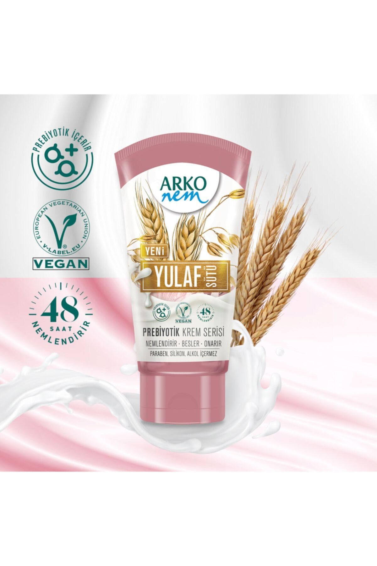 ARKO NEM PREBİYOTİK KREM SERİSİ YULAF SÜTÜ 60ML-
