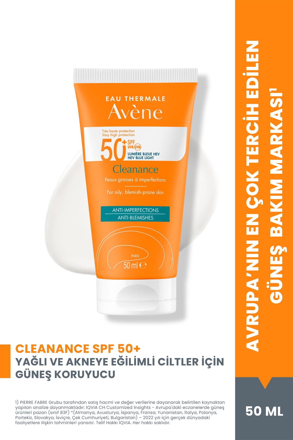 Avene Clenance SPF 50+ 50ml-