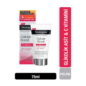 NEUTROGENA CELLULAR BOOST CİLT YENİLEYİCİ C VİTAMİNİ PEELİNG 75 ML-