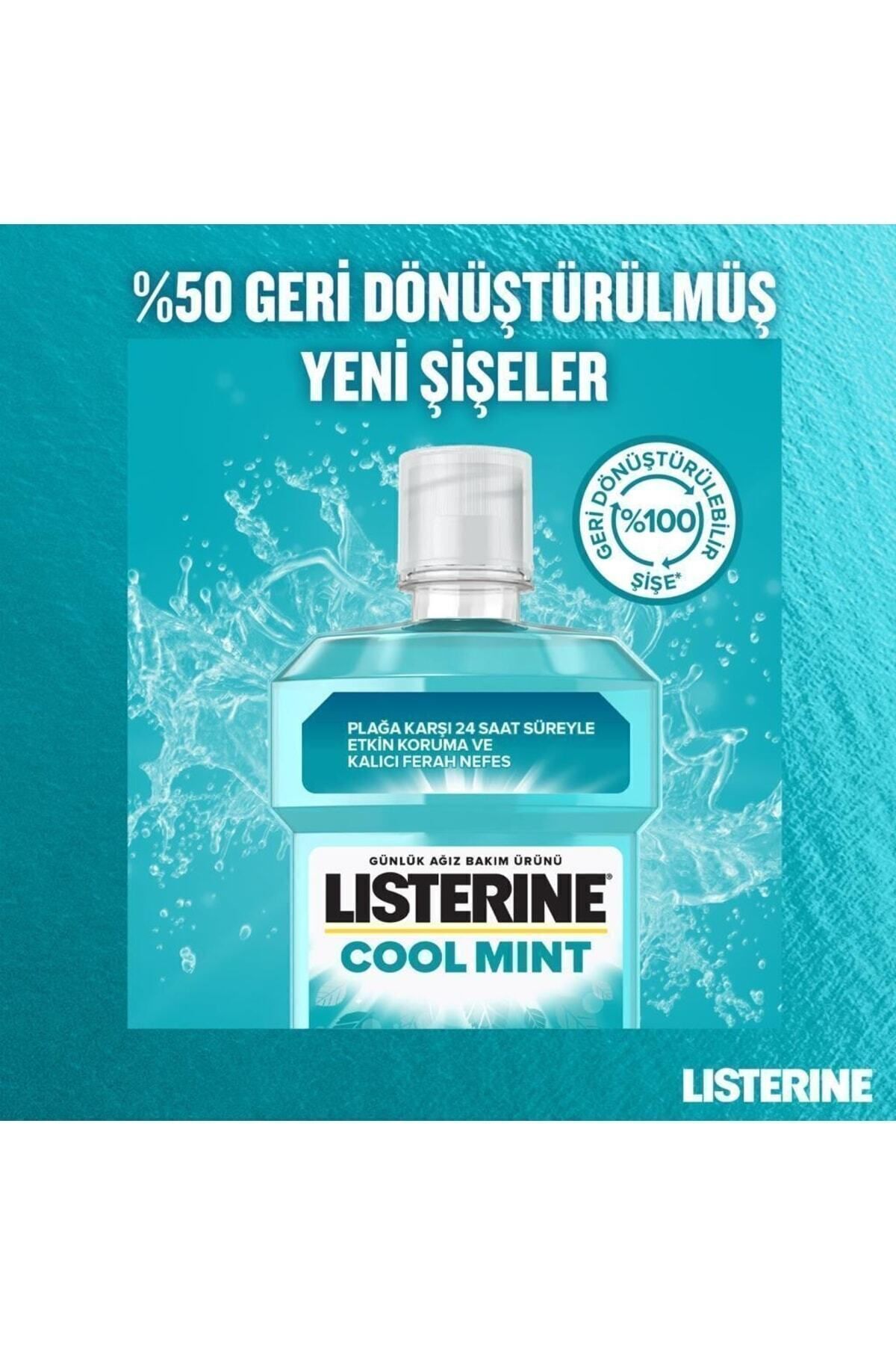 LİSTERİNECOOLMİNT AĞIZ BAKIM SUYU 1000 ML-