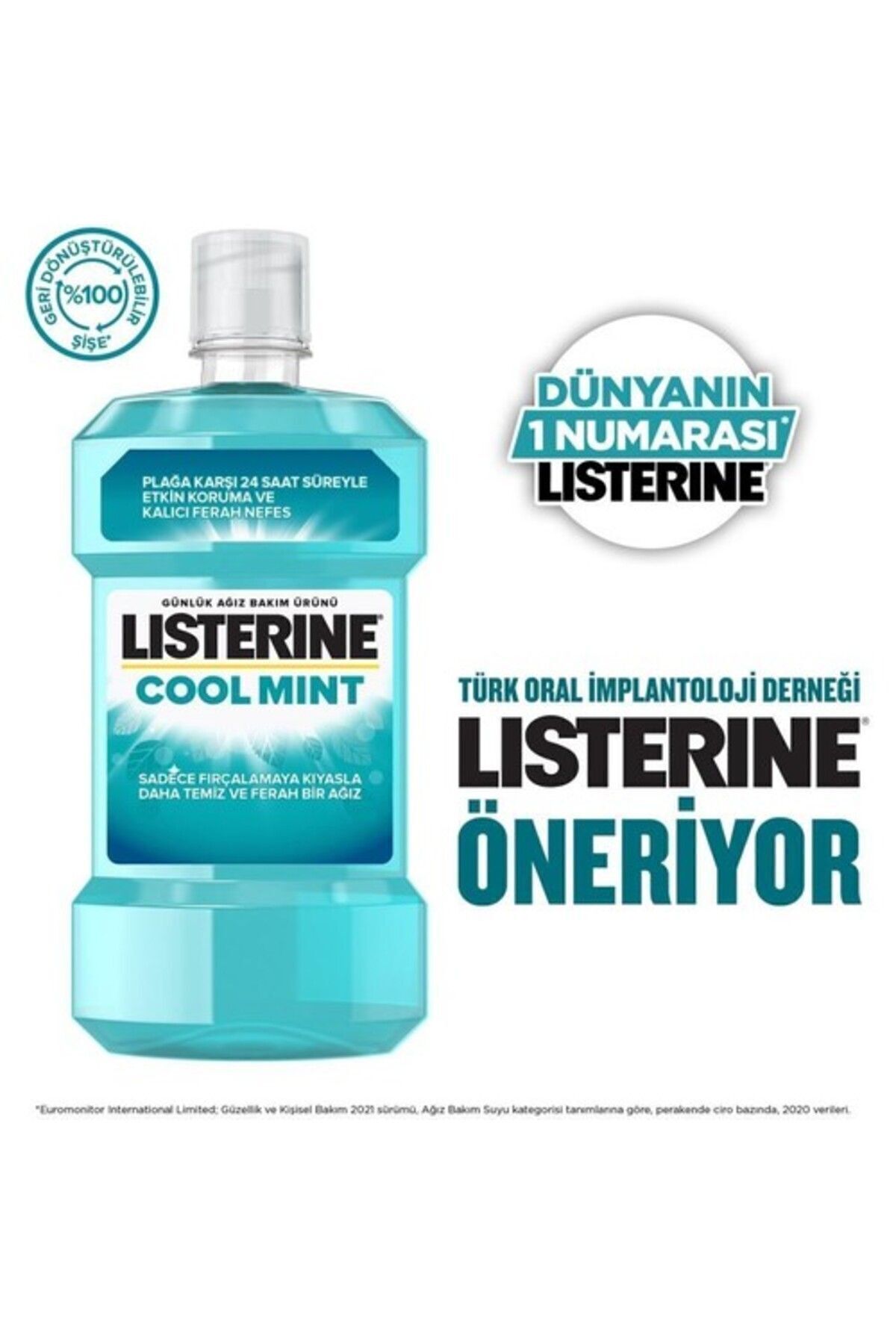 LİSTERİNECOOLMİNT AĞIZ BAKIM SUYU 250 ML-