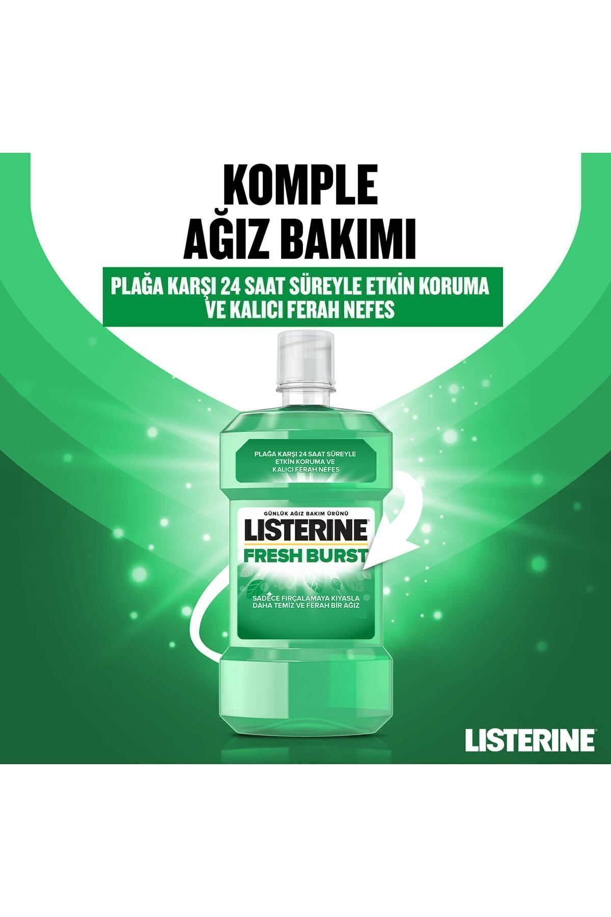 LİSTERİNEFRESH BURST AĞIZ BAKIM SUYU 500 ML-