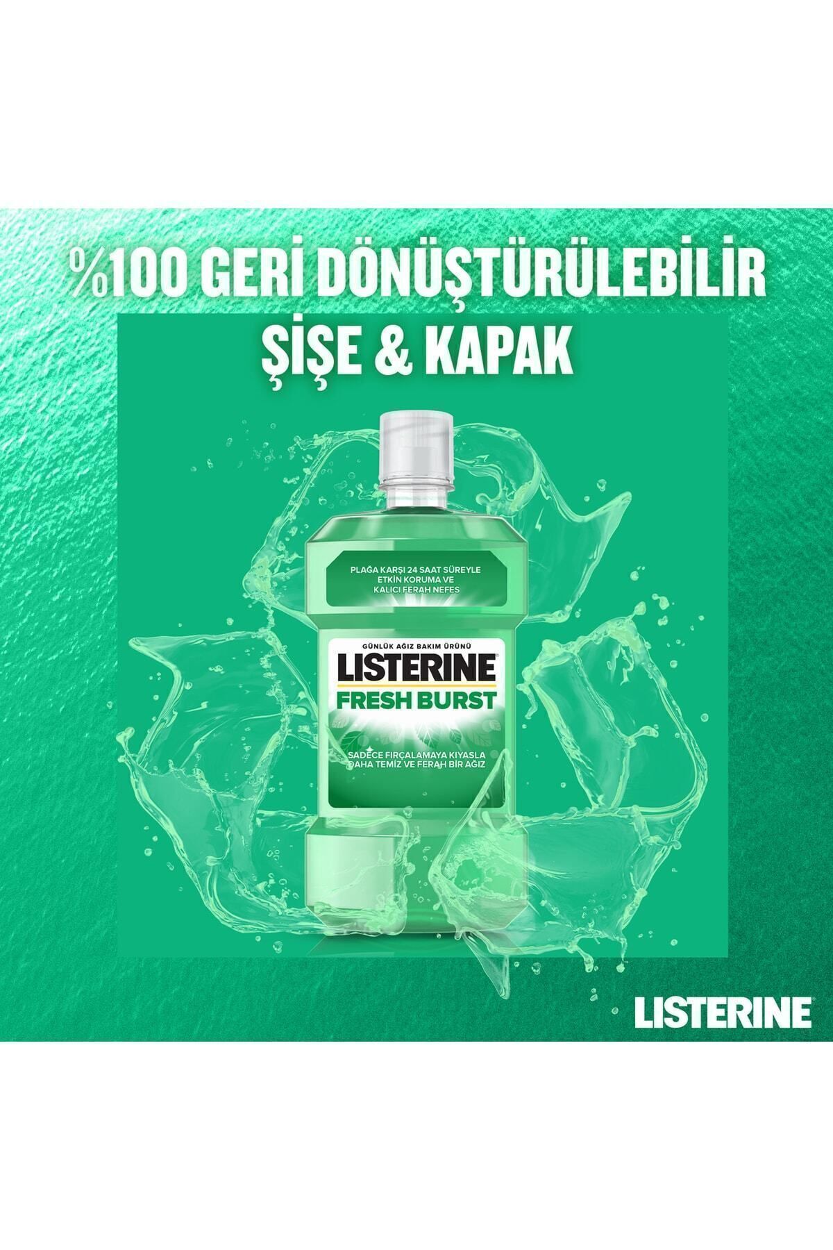 LİSTERİNEFRESH BURST AĞIZ BAKIM SUYU 500 ML-