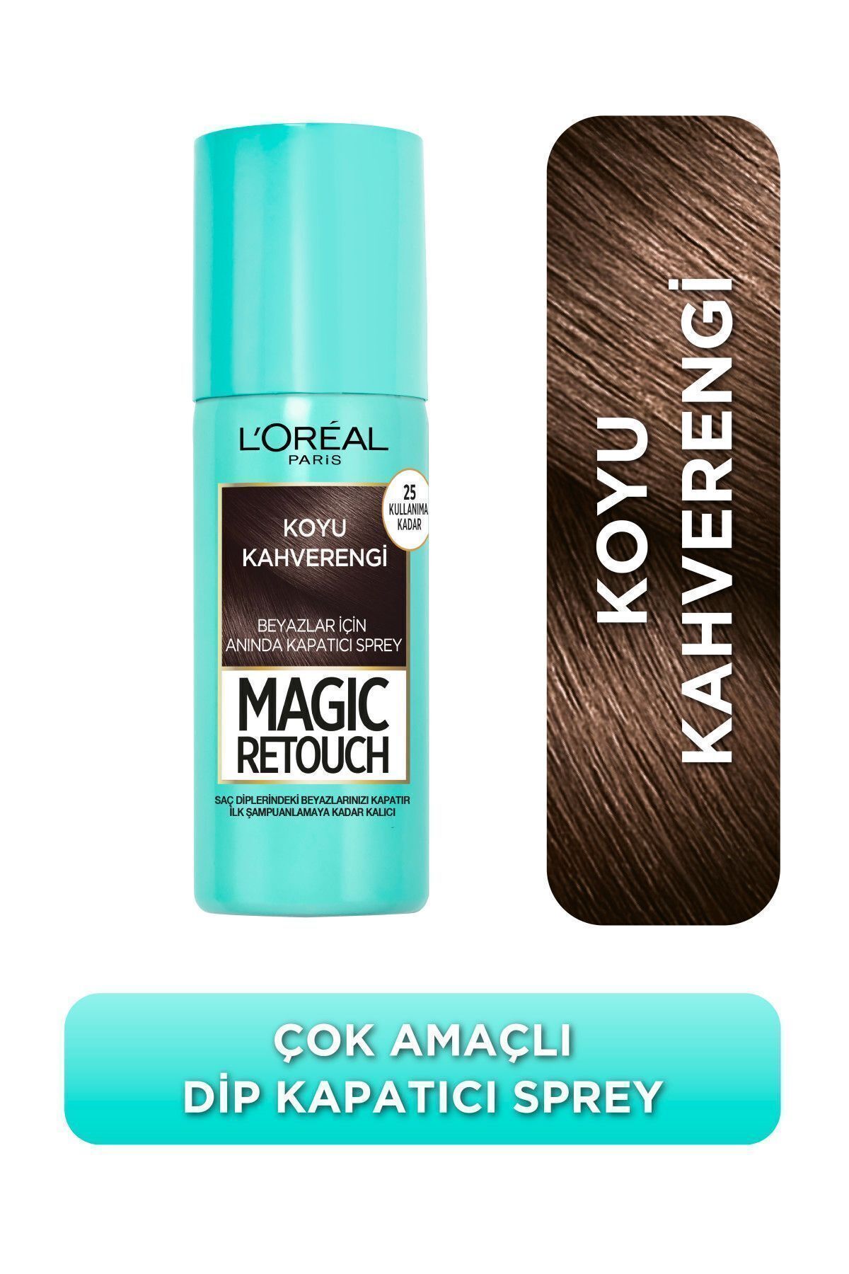 LOREAL MAGIC RETOUCH 2 KOYU KAHVE-