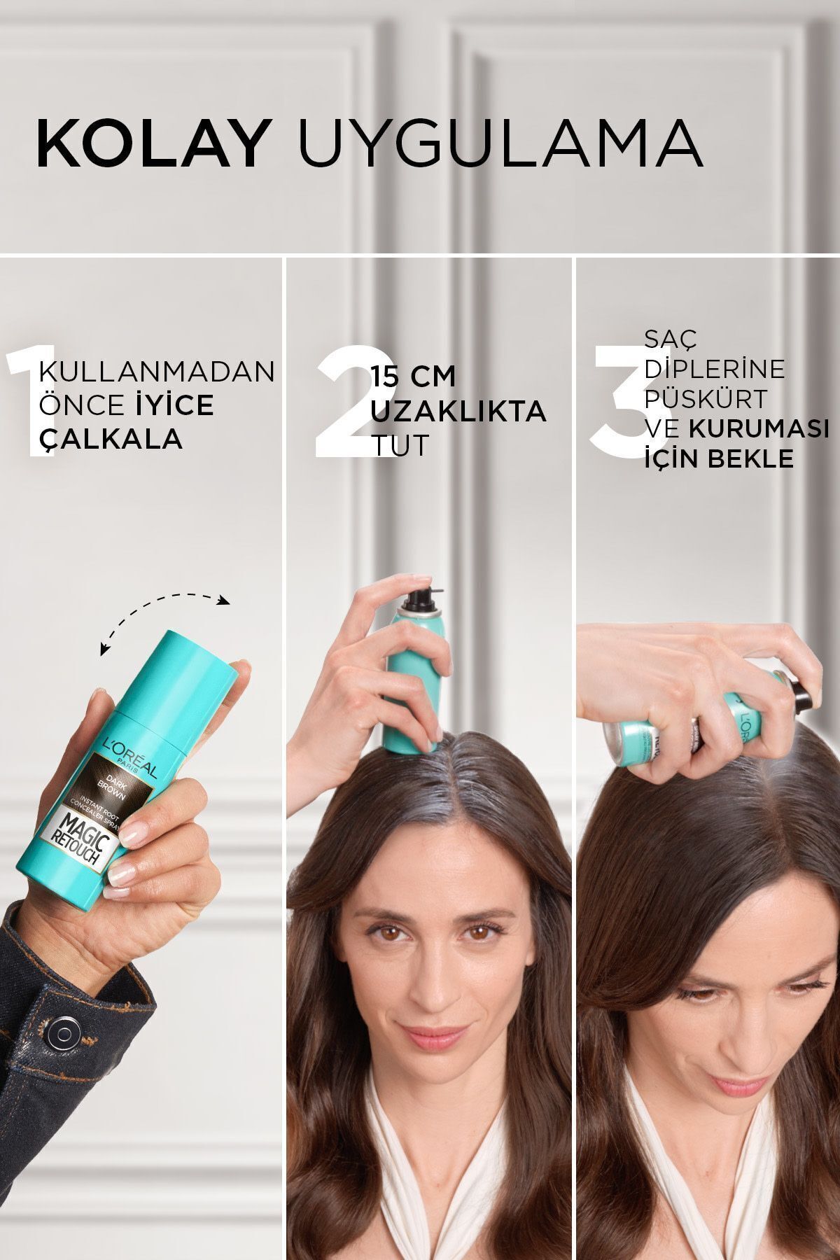 LOREAL MAGIC RETOUCH 2 KOYU KAHVE-