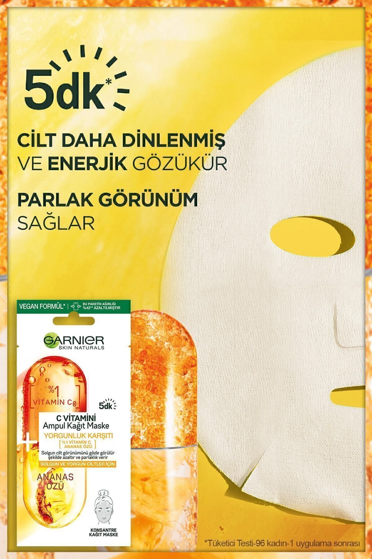 GARNIER MASKE AMPUL VITAMIN C-