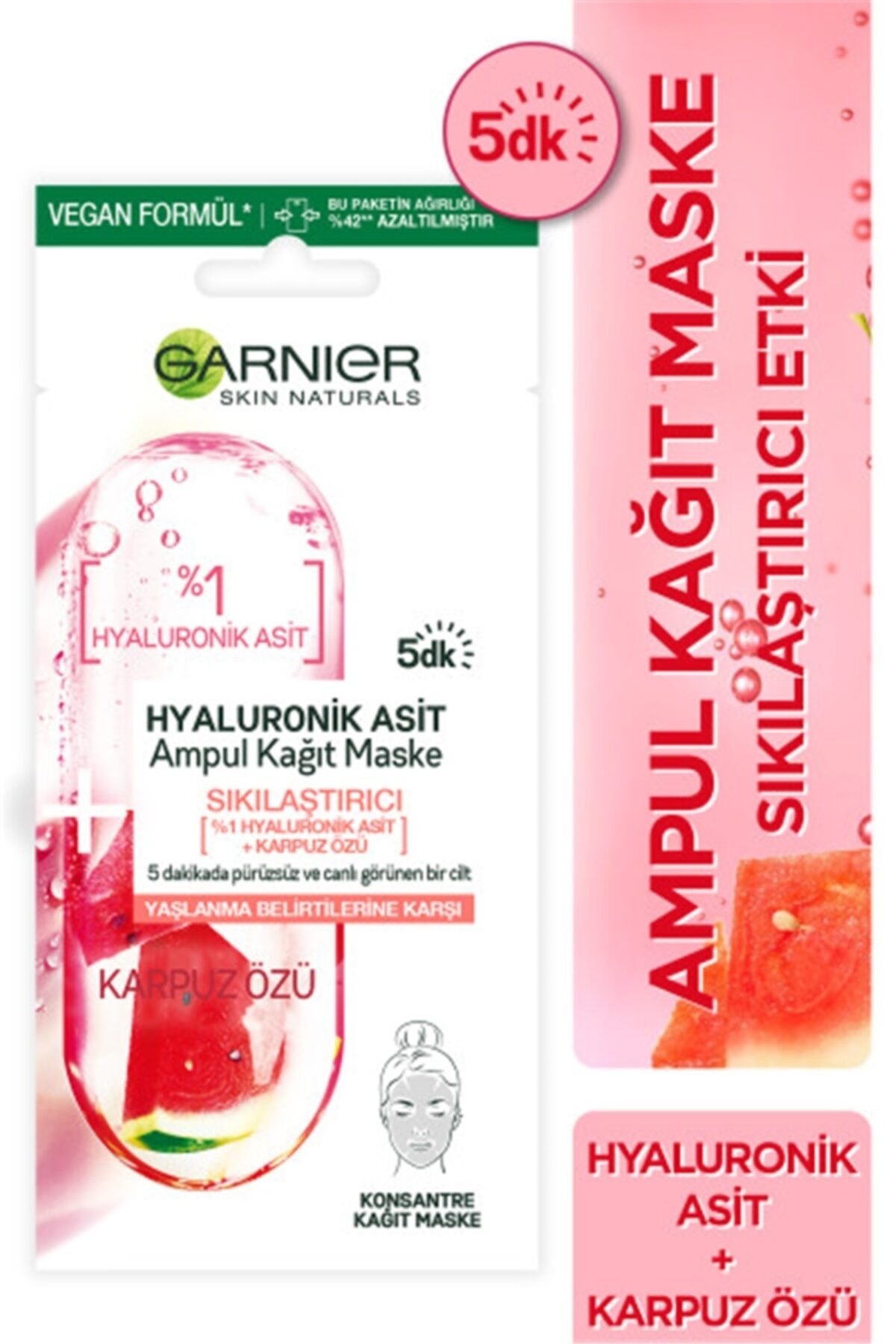 GARNIER MASKE AMPUL HYALURONIC ACID-