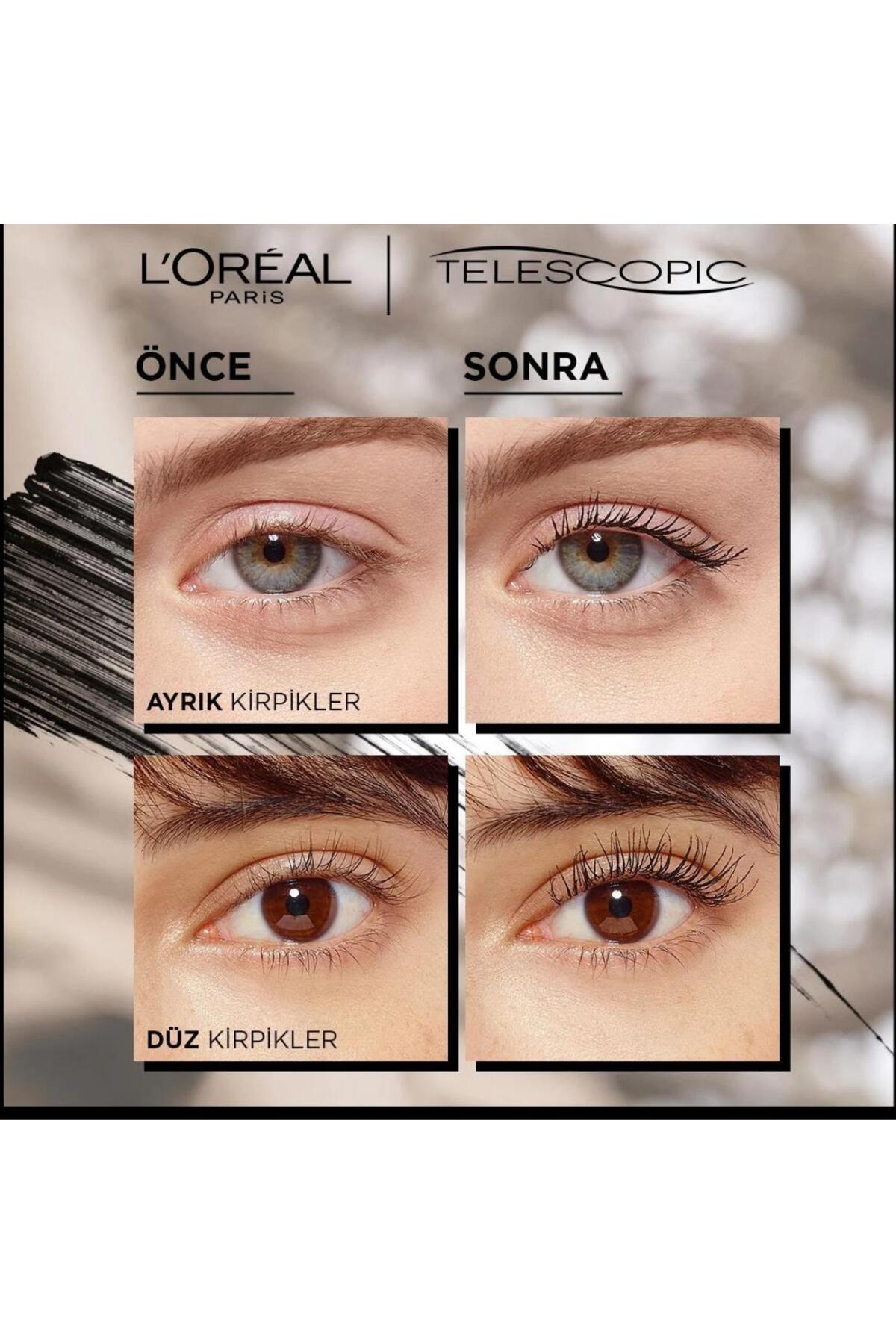 LOREAL PARİS MASKARA LPMU TELESCOPIC BLACK CARBON-