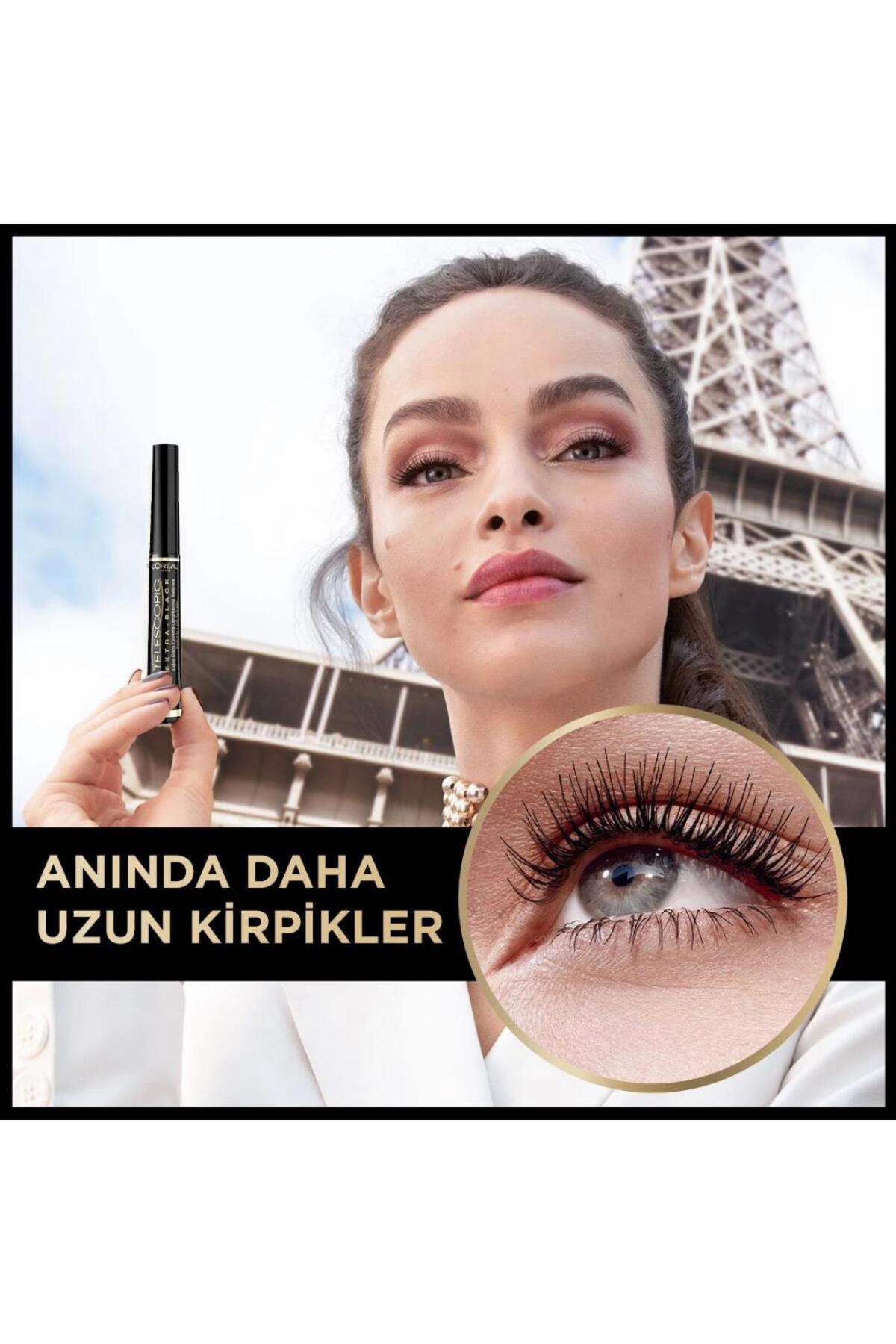 LOREAL PARİS MASKARA LPMU TELESCOPIC BLACK CARBON-