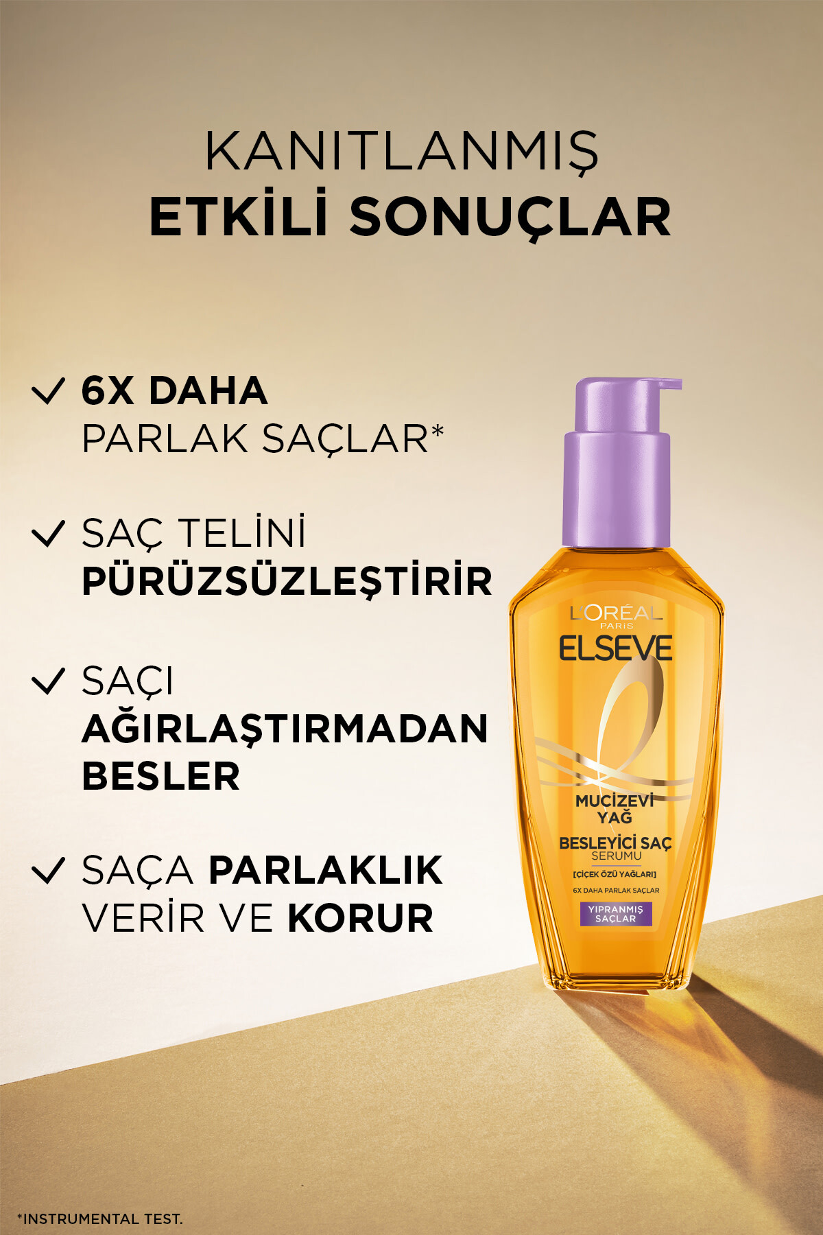 ELSEVE EXTRA YIPRANMIŞ SAÇLAR İÇİN BAKIM YAĞI 100 ML-