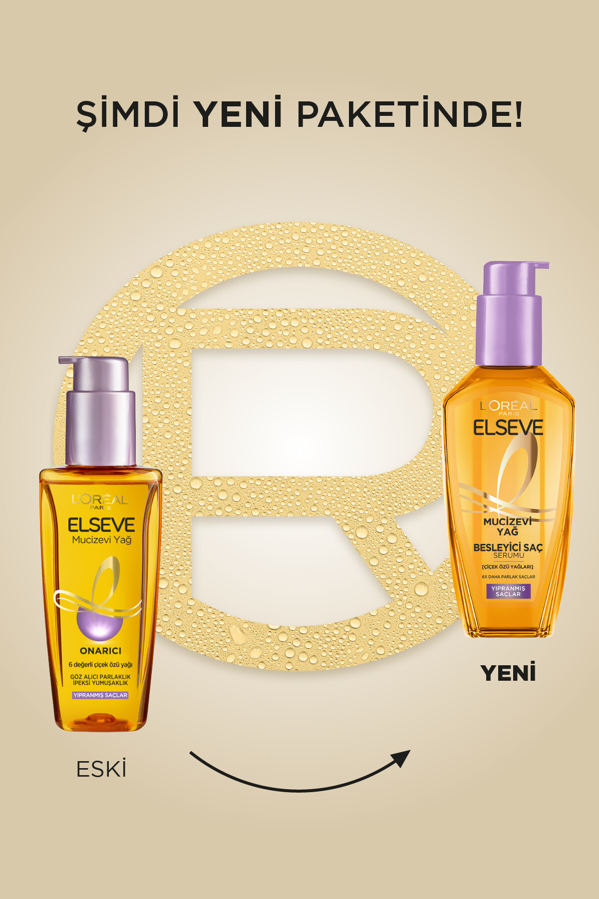 ELSEVE EXTRA YIPRANMIŞ SAÇLAR İÇİN BAKIM YAĞI 100 ML-