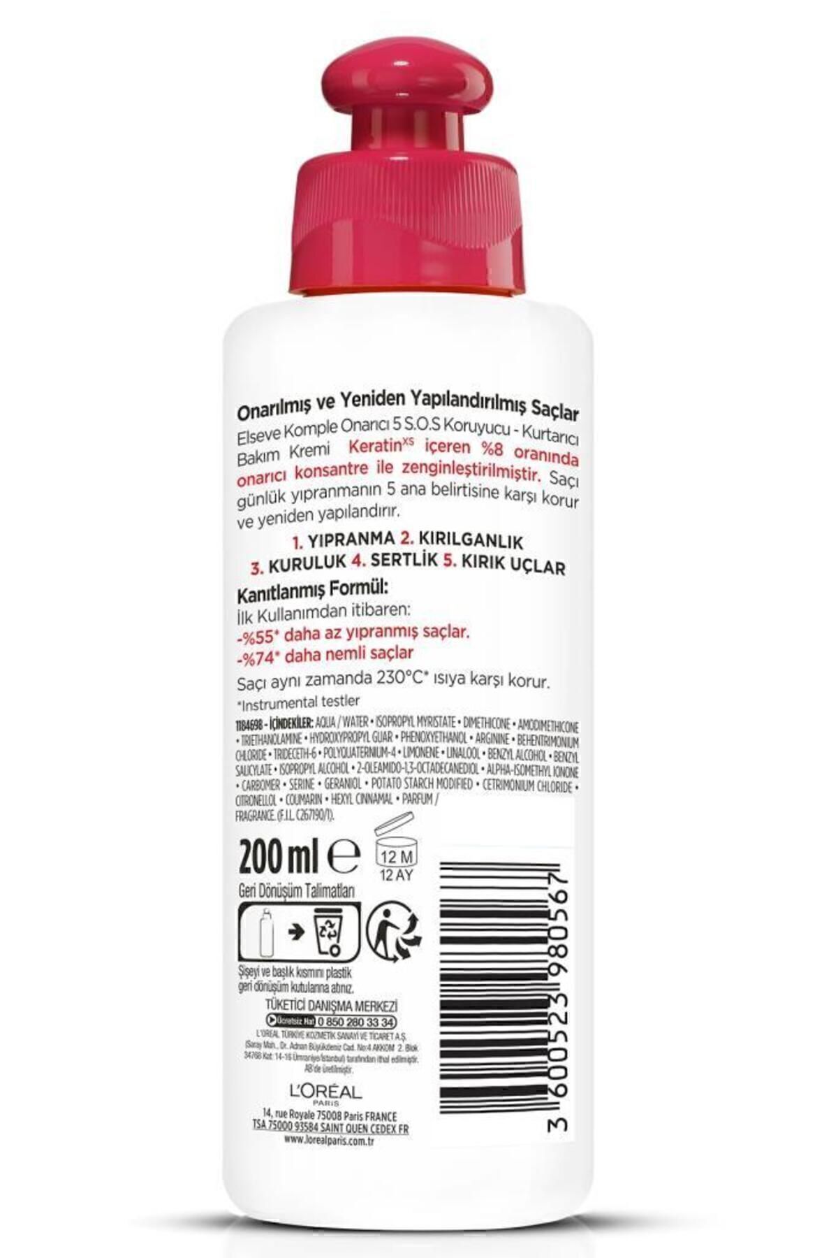 ELSEVE KORUYUCU KURTARICI TRS SOS 200 ML-