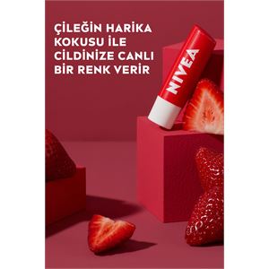NİVEA FRUİTY SHİNE ÇİLEK DUDAK KORUYUCU-